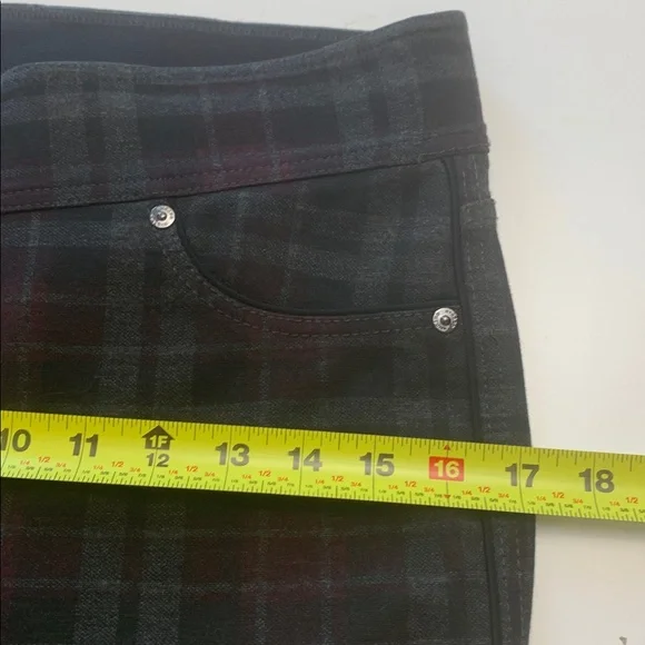 Nygard Slims Plaid Winter Weight Pants, Skinny, Stretchy, Comfortable Waistband - Picture 5 of 9